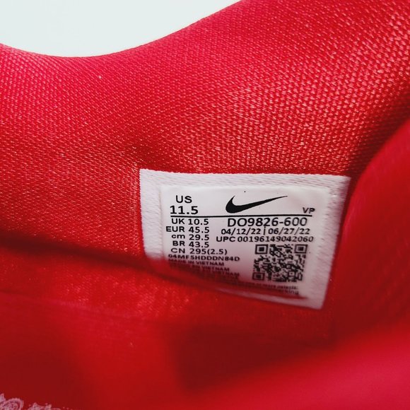 NEW Nike Kevin Durant KD 15 Basketball Shoes DO9826-600 Size 11.5 University Red main image 6